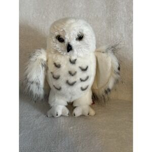 Douglas Snowy Owl Hedwig Wizard Plush White Stuffed Animal Toy 8" Child Cuddle